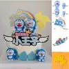 Decoración de pastel de cumpleaños Doraemon Doraemon Hello Kitty decoración cabeza que se mueve Día del Niño celebridad de internet