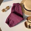 Pantalones antimosquitos para niños pantalones bombachos delgados estilo coreano pantalones largos de gasa de algodón de verano para niños pantalones de pijama para niñas de niños