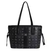 Bolsa Tote Monograma Clássico Retrô Marca M 2026 Grande Capacidade Elegante Bolsa de Ombro de Mão Leve para o Trabalho Bolsa Feminina