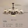 Candelabro de Cristal Estilo Americano, Iluminación para Sala de Estar, Lujo Moderno Minimalista, Dormitorio, Comedor, Edificio Dúplex, Iluminación de Vestíbulo de Villa