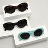 Nuevas Gafas de Sol Retro de Moda Transfronteriza Europea y Americana para Mujer, Ovaladas, Ojo de Gato, Modernas, Protección UV, Gafas de Sol Arco del Triunfo, Tendencia