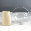 4-40cm Bola Acrílica Bola Transparente Bola de Plástico Cubierta de Bola Decoración de Pastel Bola Transparente Bola Hueca Carcasa de Bola Colgante Metabo
