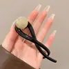 Lindo Pinza para el Cabello de Peluche con Lazo Otoño e Invierno, Pasador de Alta Gama y Exquisito, Pinza de Pato Versátil y Elegante para Todo Tipo de Peinados