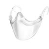 Máscara protectora de aislamiento facial delgada transparente de PC antivaho, gafas protectoras de espuma antipolvo con cubierta facial en V, protección para boca y nariz