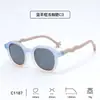 Óculos de Sol Polarizados Moda Transfronteiriça com Hastes de Silicone Macio, Armação em L, Dopamina Personalizada, com Proteção UV para Crianças