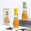 Olla Atomizadora de Presión de Acero Inoxidable 304 Botella de Vidrio para Salsa de Barbacoa y Vinagre Especias Hogareña Atomizador Fino de Presión