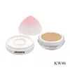 15g Nova Caixa de BB Cream com Almofada de Ar em Formato de Pêssego Caixa Redonda de Plástico para Base Líquida Fabricante Caixa Vazia com Logo Impresso