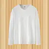 Camiseta de manga larga para hombre, moderna, holgada, estilo Hong Kong, versión coreana, top fino, nuevo modelo 2026, camiseta básica para hombre en otoño