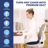 Cojín para Asiento de Coche Cojín Cojines para Silla de Oficina, Cojín para Asiento de Coche de Espuma con Memoria