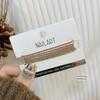 Manicure Japonesa Qingmei Broca de Patinha Corrente de Pérolas Nova Dourada Prateada Luxo Leve Decoração com Zircônia Strass Super Brilhante