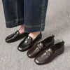Nueva Colección Primavera/Otoño 2026: Zapatos de Madre de Cuero Suave, Planos de Suela Blanda, Mocasines Casuales Cómodos para Mujeres de Mediana Edad y Mayores, Disponibles en Tallas Grandes