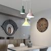 Lámparas nórdicas personalizadas creativas para restaurante, bar, candelabro simple LED de aluminio, estilo europeo, pequeñas lámparas colgantes simples.