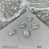 Caramelo de Roca Explosivo Joyería de Circonia Transparente para Uñas Diamante Transparente Blanco con Base Puntiaguda Joyería de Diamante Decoración Rectangular de Ángulo Recto para Uñas Diamante al por Mayor