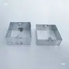 Caja de Cableado Oculto con Agujeros H20H30H40 de Hierro con Marco de Caja Línea 86 Marco de Ajuste de Altura Marco Elevador Caja sin Fondo Ensamblada