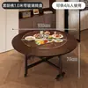 Mesa de Comedor Plegable Mesa de Comedor Estilo Vintage Mesa de Comedor Doméstica para 10-12 Personas Mesa de Comedor Redonda 2026 Nueva Mesa Redonda Grande