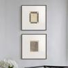 Pintura Decorativa de Arte de Nicho Nórdico, Pintura Decorativa Abstrata Minimalista em Preto e Branco Estilo Japonês para Sala Modelo de Restaurante