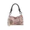 2026 Nuevo Bolso de Hombro de Verano de Alta Gama Bordado para Mujer, Versátil y Elegante, con Parches Creativos