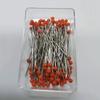 Alfinetes de Posicionamento de Vidro Colorido Corte Vertical de Roupas DIY Artesanal Alfinetes Perolados 38mm Decoração de Buquê Alfinetes Fixos