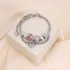 Pulsera Ala de Ángel Panjia Estilo Ins Alto Valor de Color Pulsera Desmontable DIY Pando Pulsera Ajustable de Tirar