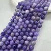 Pedra Natural Cor Pedra Branca Otimizada Contas Redondas de 6~10mm Contas Soltas Pulseira de Três Cores Acessórios para Colar