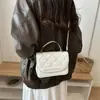 Bolsas cruzadas pequeñas estilo japonés y coreano para mujer, nueva colección otoño 2026, bolsos de hombro modernos y versátiles, venta al por mayor, patrón de diamantes