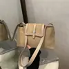 2026 Versão Coreana Bolsa Baguete Retro de Nicho Simples Versátil Fosca Bolsa de Mão Patchwork Bolsa de Ombro para o Trabalho Bolsa Feminina