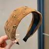 Diadema accesorio para el cabello antideslizante de alta calidad, perfecta para otoño e invierno, con un aspecto suave y elegante, una opción popular entre influencers y mujeres jóvenes, y con alta elasticidad