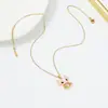 Periféricos de Anime de Venta Caliente Transfronterizos Lilo y Stitch Collar de Stitch Lindo Colgante de Goteo de Aceite Joyería