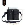 Riñonera Impermeable para Camarero de KTV Bolsa de Herramientas Hombres Mujeres Riñonera Negra Bolsa para Walkie-Talkie Tableta Teléfono LOGO