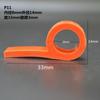 Tira de silicona en forma de E para horno de vapor, horno de almacenamiento en frío, caucho de silicona en forma de 9, resistente a ácidos y álcalis, resistente a altas temperaturas, tira de sellado de silicona en forma de P