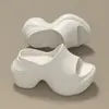 Nuevas Sandalias de Verano con Plataforma Gruesa para Aumentar la Altura, Simples y Versátiles para el Viaje Diario y el Uso al Aire Libre, Suela Suave con Sensación de Caminar sobre las Nubes, Chanclas Antideslizantes para Ponerse Fácilmente
