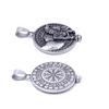 Novo machado rúnico viking personalizado Corvo titânio aço vintage pingente colar masculino comércio exterior joias transfronteiriças atacado