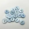 Botões Lisos de Dois Furos Roxos Botões de Concha para Camisa Masculina e Feminina Botões Pequenos de 12mm Botões Azul Céu Vermelho Melancia Roupas