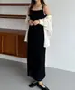 Japão Coreia Estilo Coreano Sudeste Asiático Comércio Exterior Pedido de Exportação Venda Quente Saia Midi de Renda Vestido Regata Vestido Saia