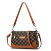 2024 Nuevo Bolso Bandolera de Tres Capas de Gran Capacidad Bolso de Hombro para Mujer Moda Estampado Mamá de Mediana Edad y Mayor Bolso Pequeño Monedero