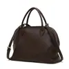 Diseño de Nicho Retro Cuero de Vaca Moda Carcasa Bolso de Mano Versátil Estilo Nuevo Dinero Viejo Gran Capacidad Bolso de Hombro
