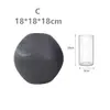 Vendas de Fábrica Artesanato em Madeira Feito à Mão Vaso Carbonizado Preto Vaso Vaso Decoração de Mesa Hotel Villa Decoração de Casa