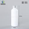 Botella redonda de hombro de 100 ml para loción, aceite esencial, enjuague bucal, botella de PET con tapa, fábrica de botellas de plástico al por mayor