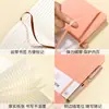 A6a5 cor pulseira elástica caderno portátil atacado estudante memo couro sensível à pele caderno de bolso portátil