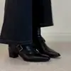 Elegante Temperamento 2026 Nuevo Estilo Moderno Adelgazante Moda Versátil para Viajar Botines Ajustados para Mujer Cremallera Trasera Botines Cortos Botas de Moda