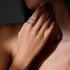 Diseño Casual y Versátil Anillo Liso Plata de Ley S925 Anillo Apilable Ropa de Trabajo Diaria Clásico Elegante Anillo para el Dedo Índice Venta al por Mayor