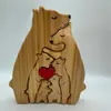 Popular Europeo y Americano Amazon Comercio Electrónico Transfronterizo Artesanía de Rompecabezas de Madera Adornos Personalización DIY