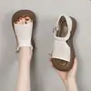Sandalias Romanas para Mujer con Suelas Gruesas para Verano, Adecuadas para Combinar con Vestidos, Nuevo Modelo 2026, Punta Abierta, Sandalias de Playa de Suela Suave para Mujeres Bajitas