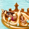 Fábrica de Origen Inflable Engrosado PVC Forma de Corona Flotador de Agua para Fiesta al Aire Libre Flotador de Agua