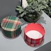 Maçã de Natal flanela balde de segurar tricotado balde de segurar estilo Chanel xadrez caixa de presente feriado presente de aniversário caixa de presente