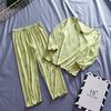 Traje de Casa de Nueve Puntos de Modal para Niños Ropa de Otoño para Niñas Ropa de Otoño para Bebés Pijamas de Manga Larga de Primavera y Otoño para Niñas