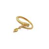El mismo anillo de cola oscilante de dragón de oro de arena vietnamita Anillo de pareja animal del zodíaco dragón Año del dragón Anillo par Estilo caliente de Douyin