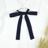 Corbata de moño original Jk sin costuras de color sólido pequeña de mango largo para estudiantes, accesorio versátil para uniforme tailandés