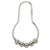 Venta al por mayor de fábrica transfronteriza metal galvanizado bola con forma de calabaza gancho calabaza hebilla cortina de ducha gancho hebilla cortina toalla gancho