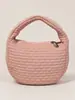 Bolsa de Mão Lisa Simples Nova Casual Versátil Bolsa Tote Moda Versátil Acolchoada Bolsa Jaqueta de Algodão Mini Bolsa de Mão